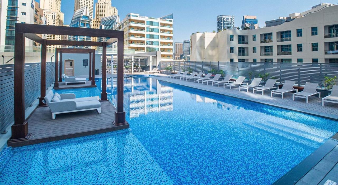 Marina - Sauna, Gym And Jacuzzi In The Building Apartamento Dubai Exterior foto